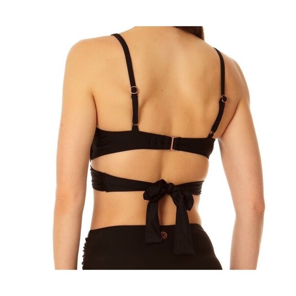 Copper Control Women's Cross Front Bra Swim Top Copper Infused Size Small - NWT - Picture 2 of 8